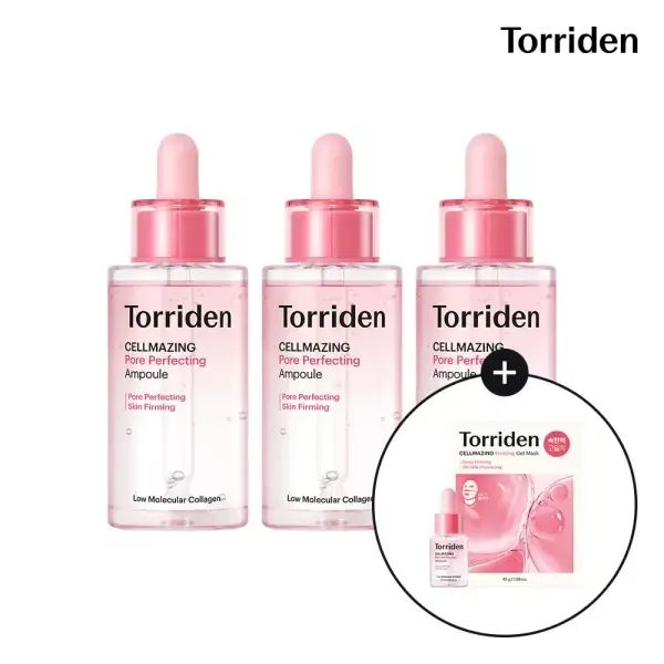 상품 이미지: [단독] 토리든 셀메이징 저분자 콜라겐 모공 탄력앰플 30ml X 3개 (+모공 앰플 10ml+마스크 1매)