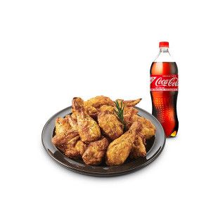 상품 이미지: (푸라닭) 씬 후라이드+콜라 1.25L
