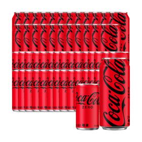 상품 이미지: 코카콜라 제로 190ml 30캔 + 코카콜라 제로 490ml 24캔