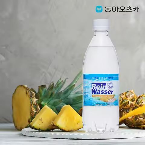 상품 이미지: 라인바싸 탄산수 파인애플 500mlx40병 탄산음료 탄산수