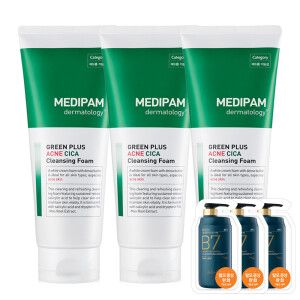 상품 이미지: (브랜드데이+20%쿠폰) 메디팜 여드름 기능성 클렌징폼 220ml 3개+증정 (옵션 2개 구매시 사은품 추가증정)