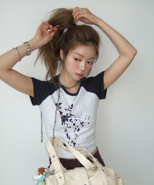 상품 이미지: LOTSYOU_Dalmatian Tee Light Gray