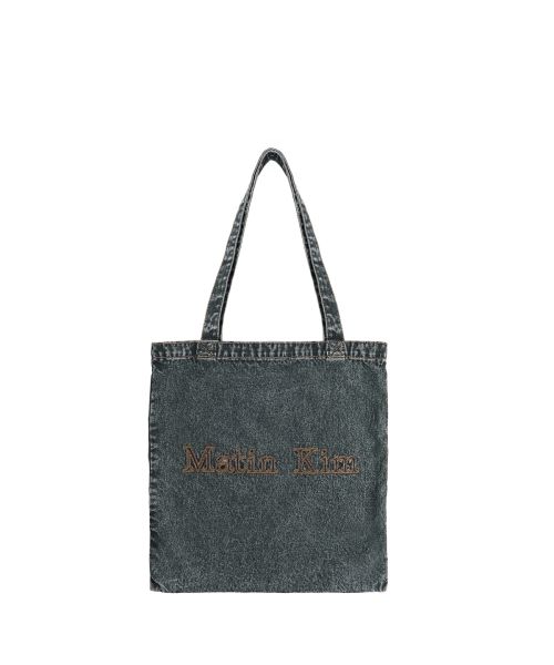 상품 이미지: MATIN STITCH DENIM ECOBAG IN BLACK