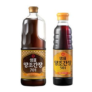 상품 이미지: 샘표 양조간장701 1.7L + 양조간장 501 500ml