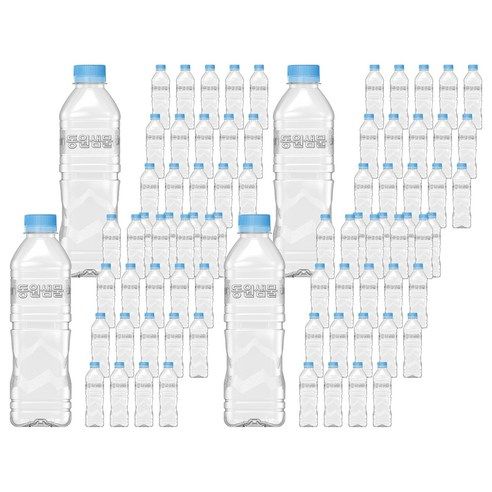 상품 이미지: 동원샘물 생수 무라벨, 500ml, 80개