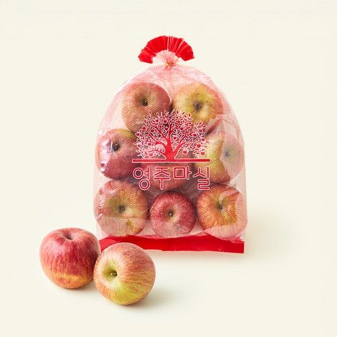 상품 이미지: 영주마실 못난이 사과 소과 8~10개입, 1.5kg, 1개