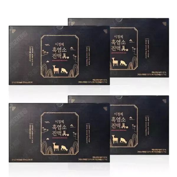 상품 이미지: [래오이경제] 흑염소진액 진 70ml x 30포 x 4박스 진액 원 리뉴얼버전 WYS