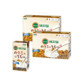 상품 이미지: 베지밀 아몬드와 호두 두유 190mlx48팩(선물용)
