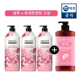 상품 이미지: (케라시스)케라시스 퍼퓸 샴푸 1Lx3개 + 케라마이드 트리트먼트 1L