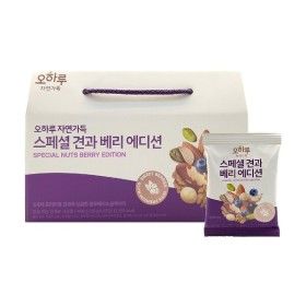 상품 이미지: 오하루 자연가득 스페셜 견과 베리에디션 20g x 20봉 x 1박스 /Hb