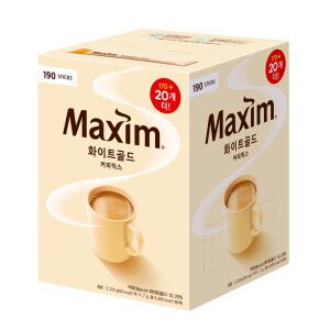 상품 이미지: 맥심 화이트골드 커피믹스 190T(170T+20T)