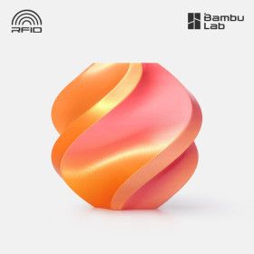상품 이미지: Bambu Lab 뱀부랩 필라멘트 PLA Silk 멀티 컬러 1kg 스풀형 - 길디드 로즈(13901)