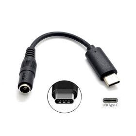 상품 이미지: DC 5.5X2.1mm 플러그 USB C타입 변환 연장선 C-Type