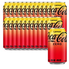 상품 이미지: 코카콜라제로 레몬 350ml 24캔 (1박스)