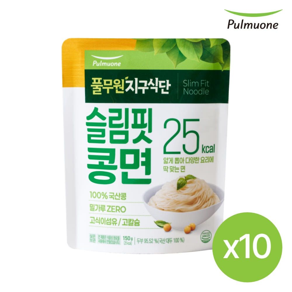 상품 이미지: [슈퍼적립]풀무원 지구식단 슬림핏콩면 150gX10개