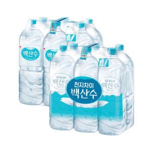 상품 이미지: 백산수 2L 24펫(유라벨/무라벨 랜덤출고) 생수/백산수/농심