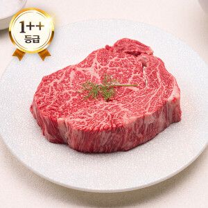 상품 이미지: (신선집중) 엄마네한우 1++등급 투뿔한우 등심/채끝 1KG (200g x 5팩)