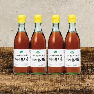 상품 이미지: (NS홈쇼핑)100%통깨로 진하게 짠 하늘빛들기름350mlx4병35523039