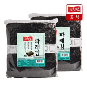 상품 이미지: 광천김 최신수매 햇 파래김 100매+100매 (1봉 160g이상)/ 생김 마른김 햇김 제철