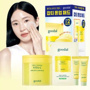 상품 이미지: (리뉴얼)청귤 비타C 잡티케어 패드 알파 70매+70매 리필 기획세트 + 미니키트 증정
