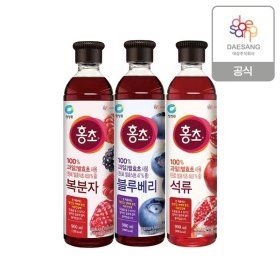 상품 이미지: 청정원 홍초 900ml 3종 3개 골라담기