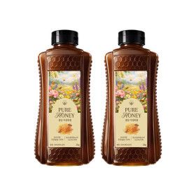 상품 이미지: 꿀담 자연벌꿀 베트남 야생화꿀 2kg x 2병/ 꿀벌이 채집한 100% 천연 벌꿀