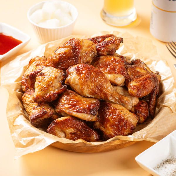 상품 이미지: [에프닭] 국내산 에어프라이어 조리 치킨 한마리 1kg