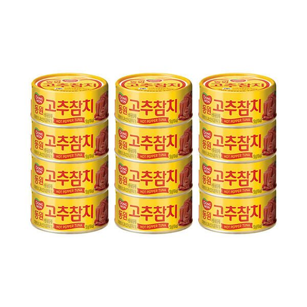 상품 이미지: 동원 고추참치 150g, 4입, 3개 (총 12개)