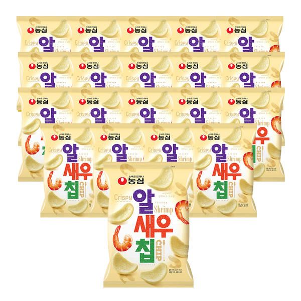 상품 이미지: 농심 알새우칩, 68g, 20개