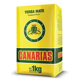 상품 이미지: Canarias Yerba Mate 전통 1kg(2.2파운드) - 우루과이 예르바 마테차 줄기가 없는 그라운드 리프 (신 팔로)