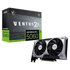 상품 이미지: MSI 지포스 RTX 5060 벤투스 2X OC D7 8GB, 단일옵션