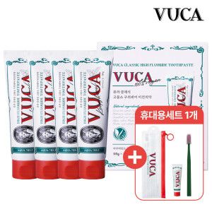 상품 이미지: (휴대용세트 증정) 뷰.카 VU.CA 고불소 치약 미백 칫솔 구취케어 어린이 치약 모음