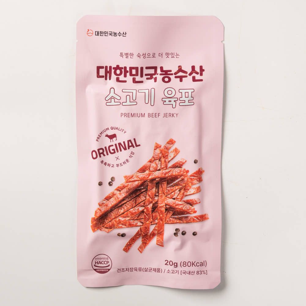 상품 이미지: 소고기 육포 20g 간식 안주 마른안주
