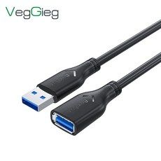 상품 이미지: 베지그 V-U3 시리즈 USB 3.0 AM-AF 연장 케이블, 0.5m, 1개