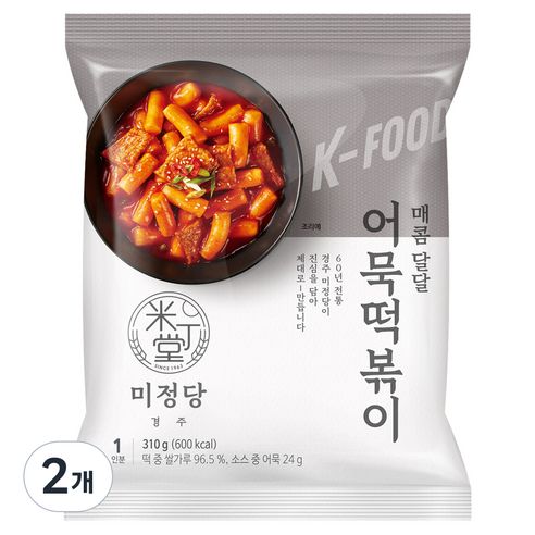 상품 이미지: 미정당 어묵떡볶이, 2개, 310g