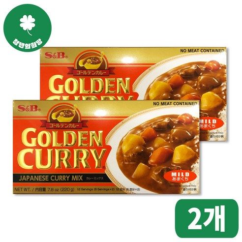 상품 이미지: 에스앤비골든 카레 순한맛, 220g, 2개