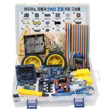상품 이미지: 아두이노 2WD 자동차 조립 키트 패키지, LK-ArdCar2wd1, 1개