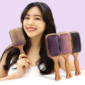 상품 이미지: 셀리본 아테네 여신 패들 브러시_플라스틱핀