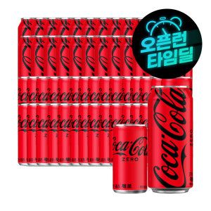 상품 이미지: 코카콜라 제로 190ml 30캔 + 코카콜라 제로 490ml 24캔