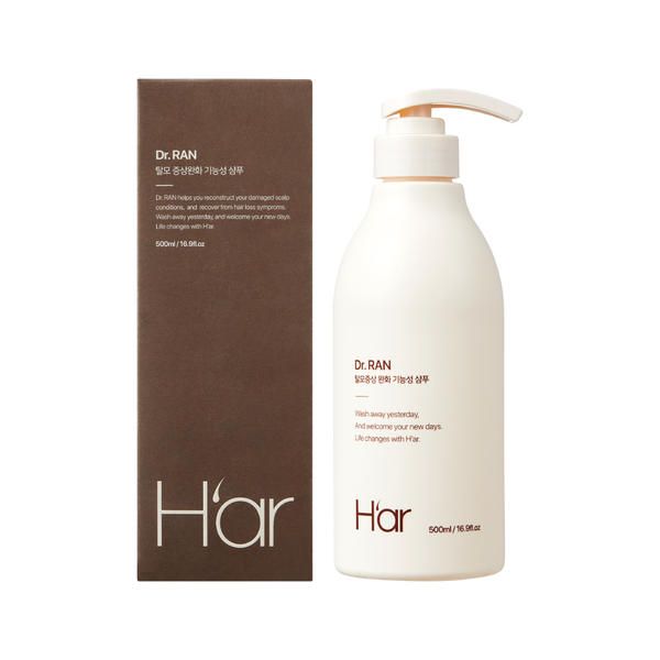상품 이미지: 하아르 닥터란 탈모증상완화 계란유래 단백질 샴푸 달걀샴푸 1개 500ml