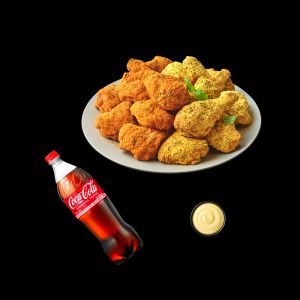 상품 이미지: (BHC) 커링클/뿌링클 반반치킨+콜라1.25L