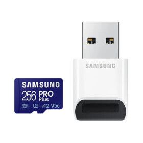 상품 이미지: 삼성 뉴 Pro Plus 마이크로SD 메모리카드 256기가 USB 리더기포함
