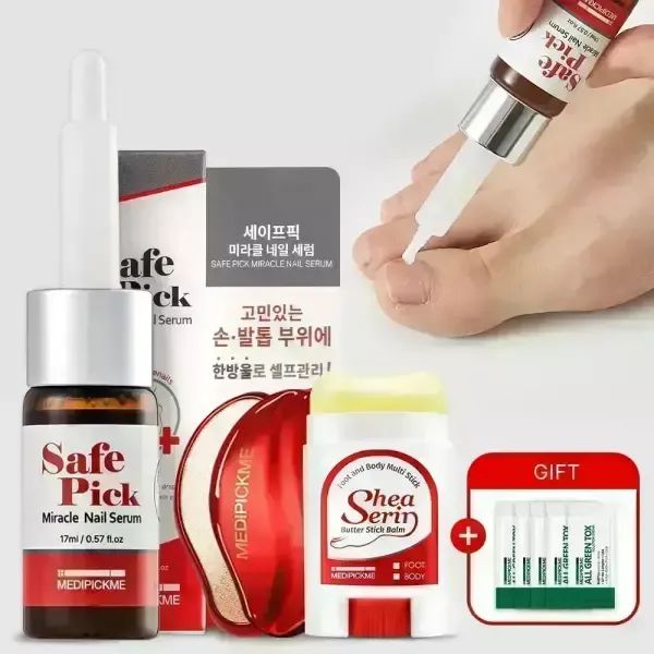 상품 이미지: 문제성 손발톱버블 영양제 [약국판매동일] 메디픽미 세이프픽 미라클 네일세럼 17ml 문제성 발톱 강화제& 풋케어 핫템