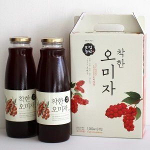 상품 이미지: 모정농원 오미자청 2리터/ 착한오미자 (2병1박스)
