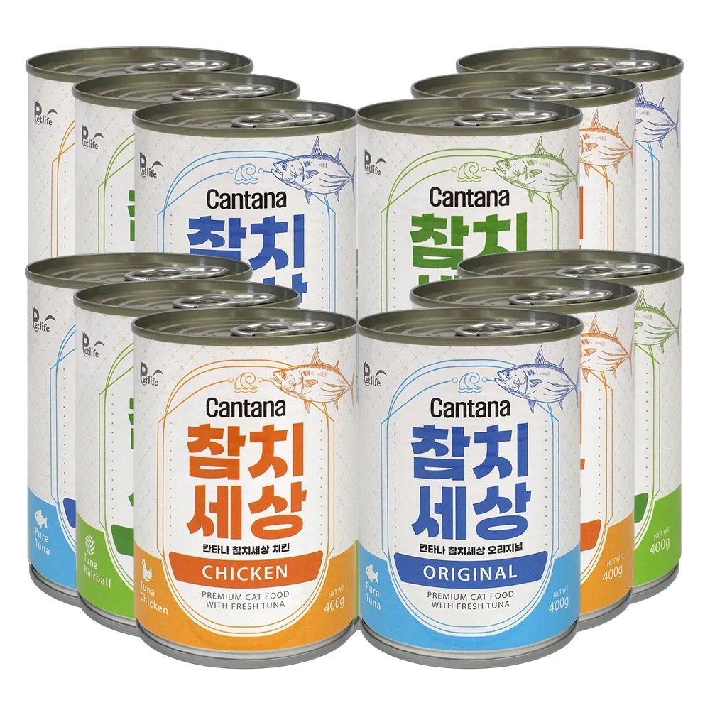 상품 이미지: 칸타나 참치세상 400g x 12개 고양이간식