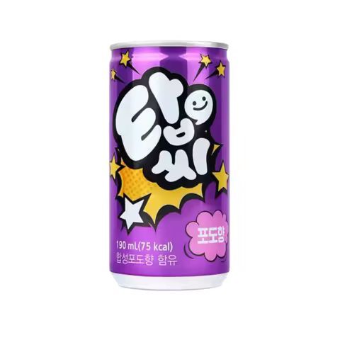 상품 이미지: 탑씨 포도 190ml x 30캔 / 탄산음료 캔음료