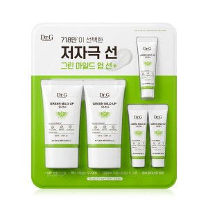 상품 이미지: 닥터지 그린 마일드 업 선 플러스 50ml x 2개 + 10ml x 3개(SPF50+) 1개 -R