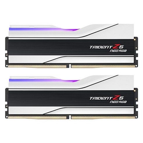 상품 이미지: 지스킬 DDR5 6000 CL32 TRIDENT Z5 NEO RGB J 화이트 패키지 64GB(32Gx2)