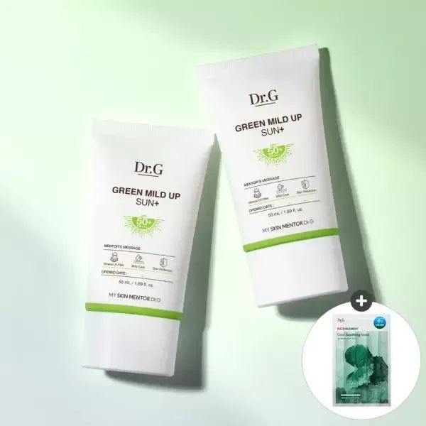 상품 이미지: 닥터지 그린 마일드 업 선 플러스 50mL 2개 (증정 쿨수딩마스크 1매)
