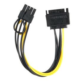상품 이미지: SATA to 6핀 8핀 PCI-e PCIe VGA전원 변환 케이블 6+2 단자